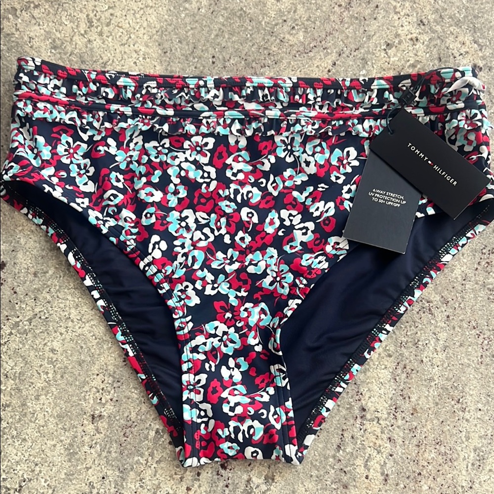 Tommy Hilfiger Floral Print Bikini Bottom